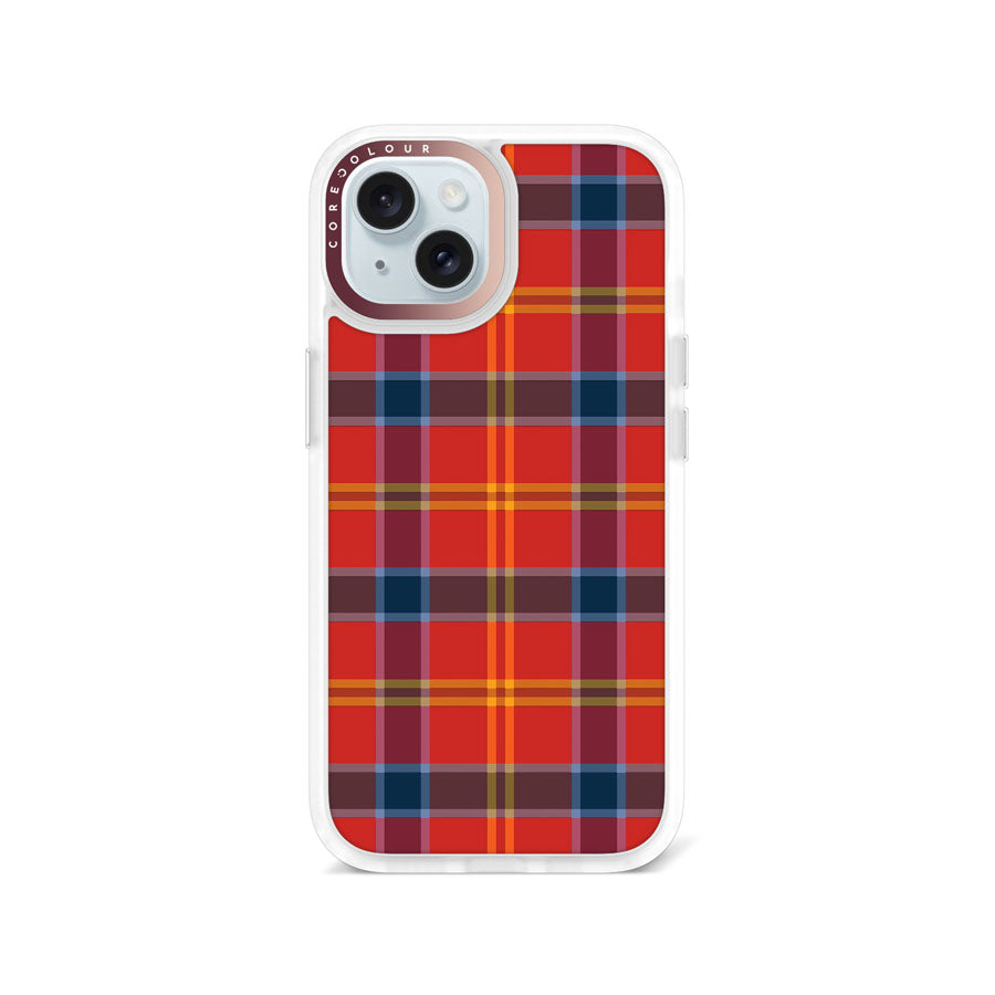 iPhone 15 Classic Plaid Phone Case Magsafe Compatible - CORECOLOUR AU