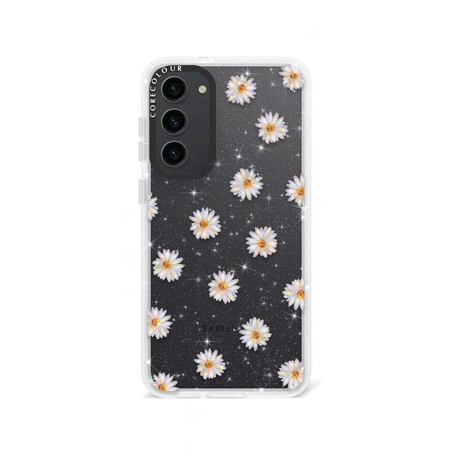 Samsung Galaxy S23+ Oopsy Daisy Glitter Phone Case - CORECOLOUR AU