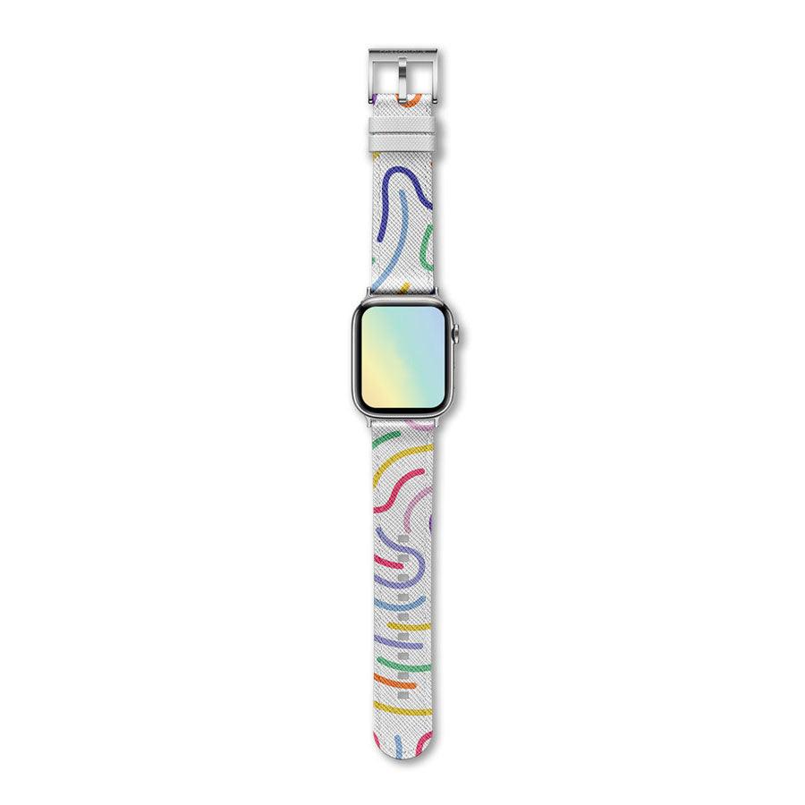 Apple Watch Strap Gummy Land – PU Leather – 38mm – 41mm - CORECOLOUR AU