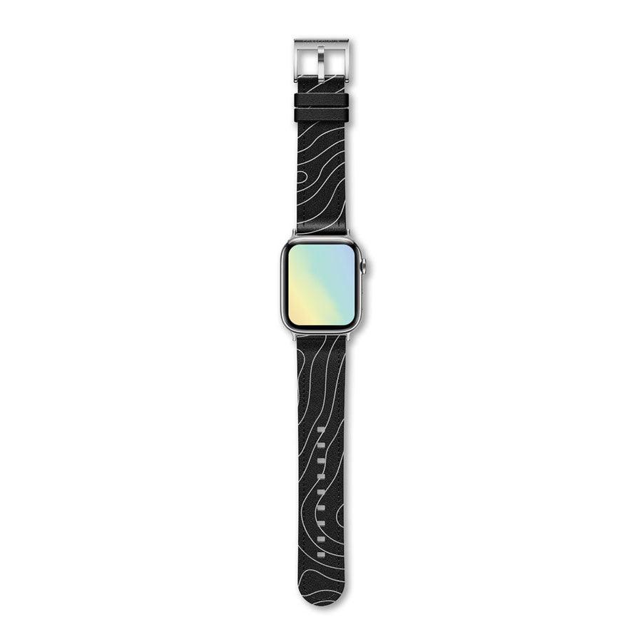 Apple Watch Strap Late Night Drive – Genuine Leather – 38mm – 41mm - CORECOLOUR AU