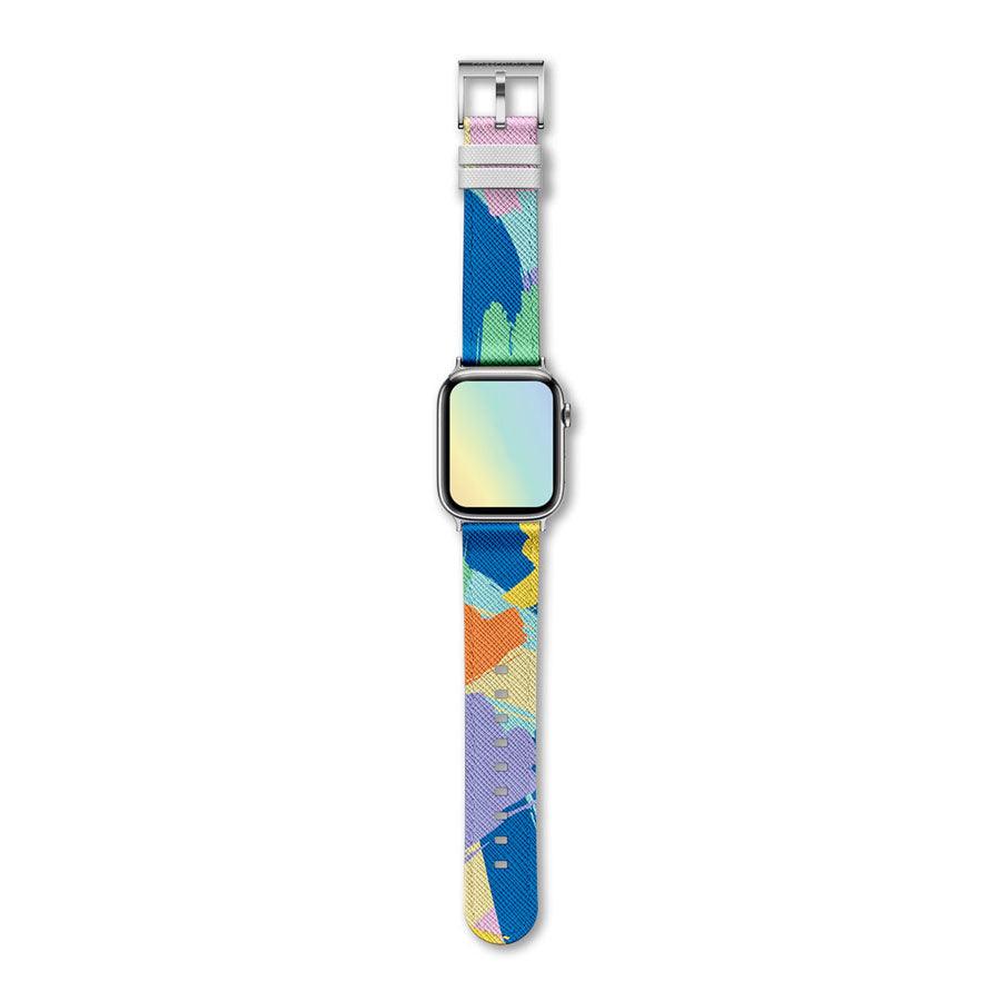 Apple Watch Strap Paint Party – PU Leather – 38mm – 41mm - CORECOLOUR AU