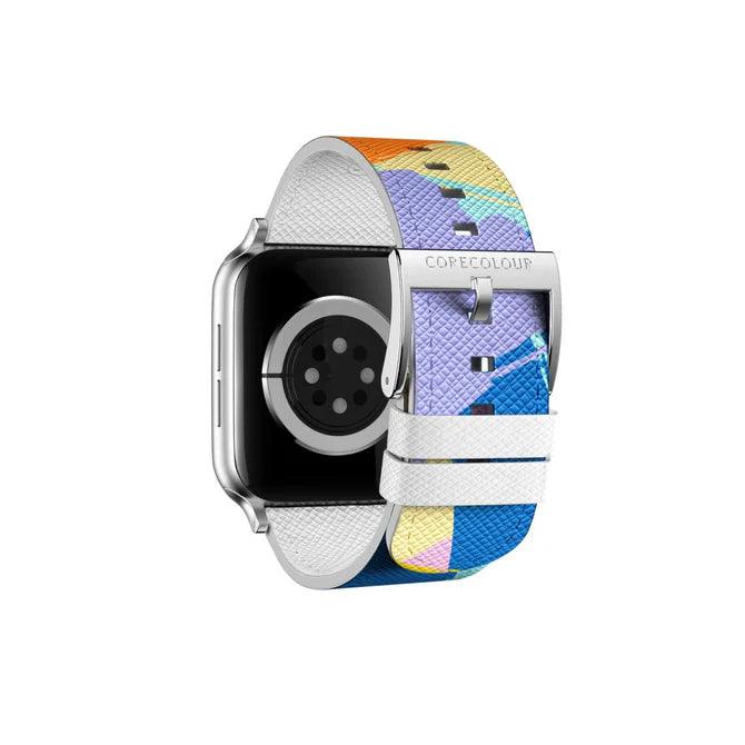 Apple Watch Strap Paint Party – PU Leather – 42mm – 45mm - CORECOLOUR AU