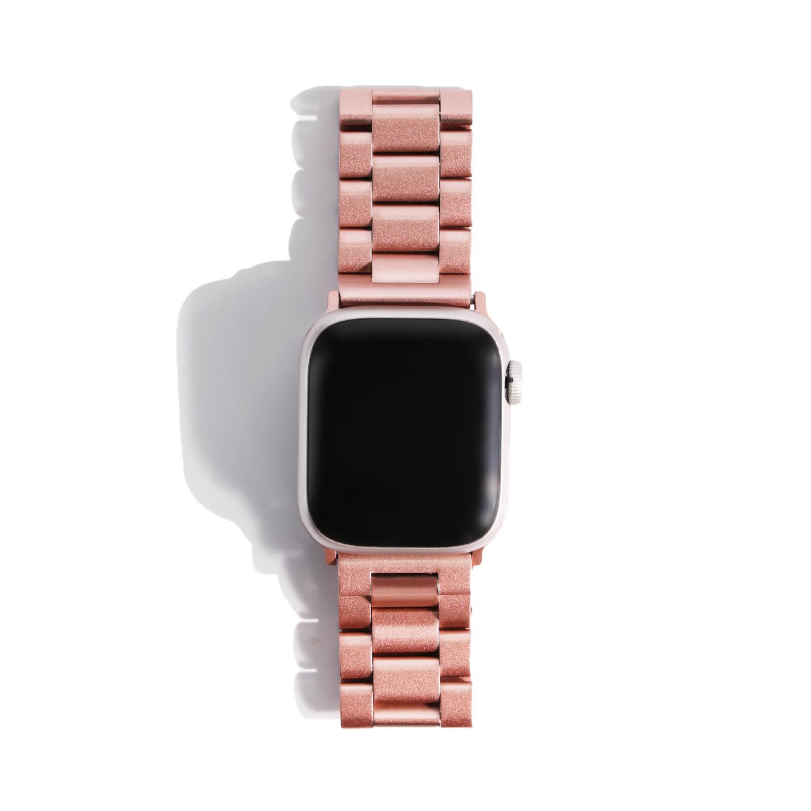 Apple Watch Strap Rose 3 Link – Stainless Steel – 41mm – 49mm - CORECOLOUR AU