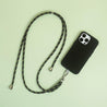 Black Green Phone Strap with Strap Card - CORECOLOUR AU