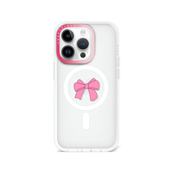 iPhone 14 Pro Pink Ribbon Bow Phone Case MagSafe Compatible - CORECOLOUR AU