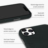 iPhone 11 Black Genuine Leather Phone Case - CORECOLOUR AU