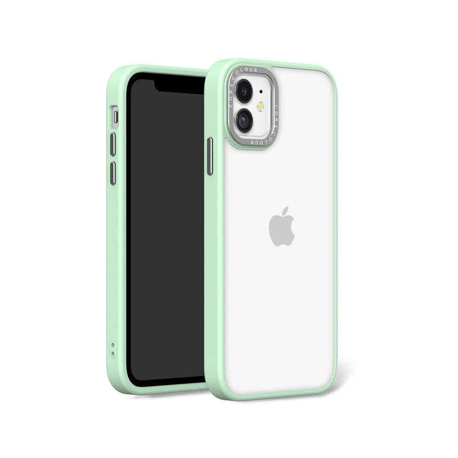 iPhone 11 Hint of Mint Clear Phone Case - CORECOLOUR AU