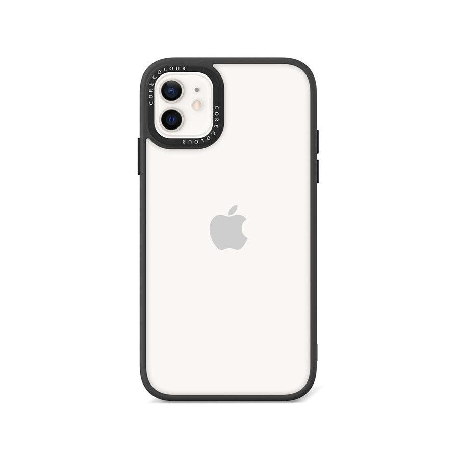 iPhone 11 Jet Black Clear Phone Case - CORECOLOUR AU