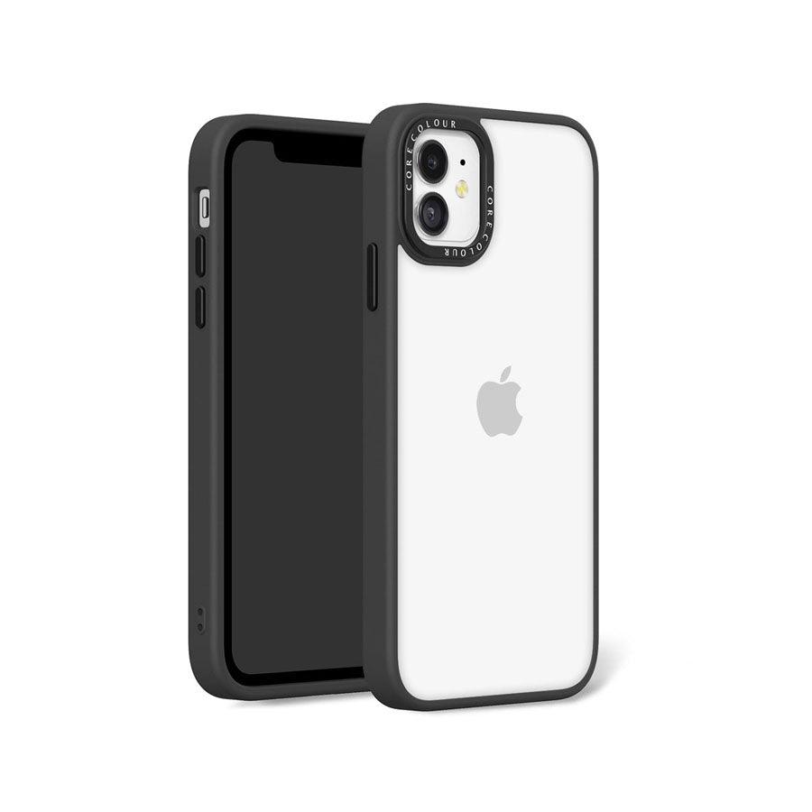 iPhone 11 Jet Black Clear Phone Case - CORECOLOUR AU