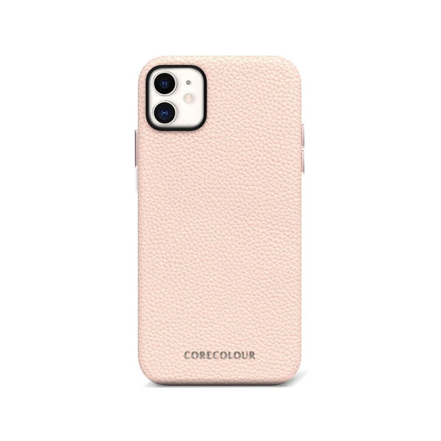 iPhone 11 Pink Genuine Leather Phone Case - CORECOLOUR AU