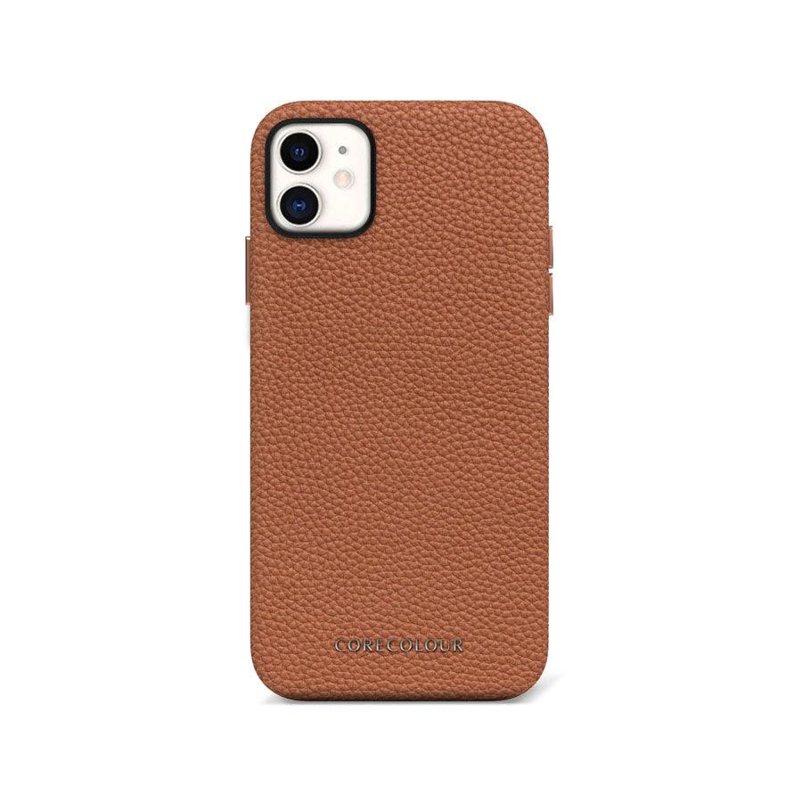 iPhone 11 Pro Brown Genuine Leather Phone Case - CORECOLOUR AU