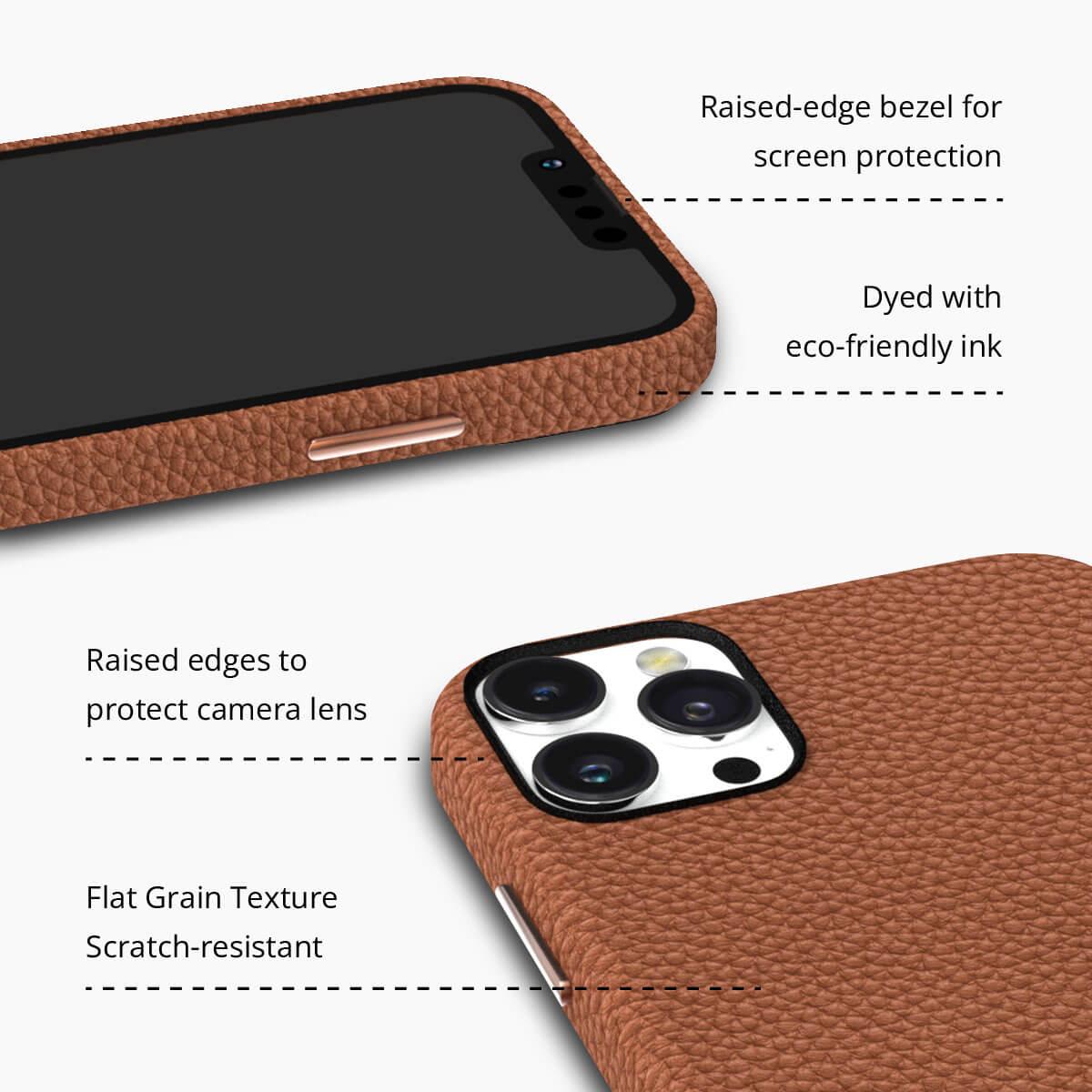 iPhone 11 Pro Brown Genuine Leather Phone Case - CORECOLOUR AU