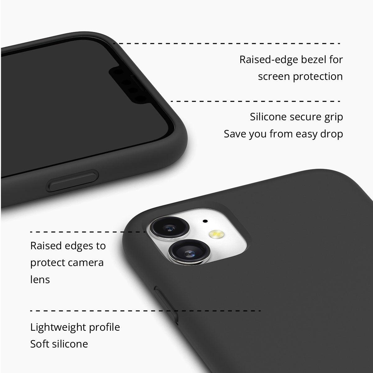 iPhone 11 Pro Dark Darcy Silicone Phone Case - CORECOLOUR AU