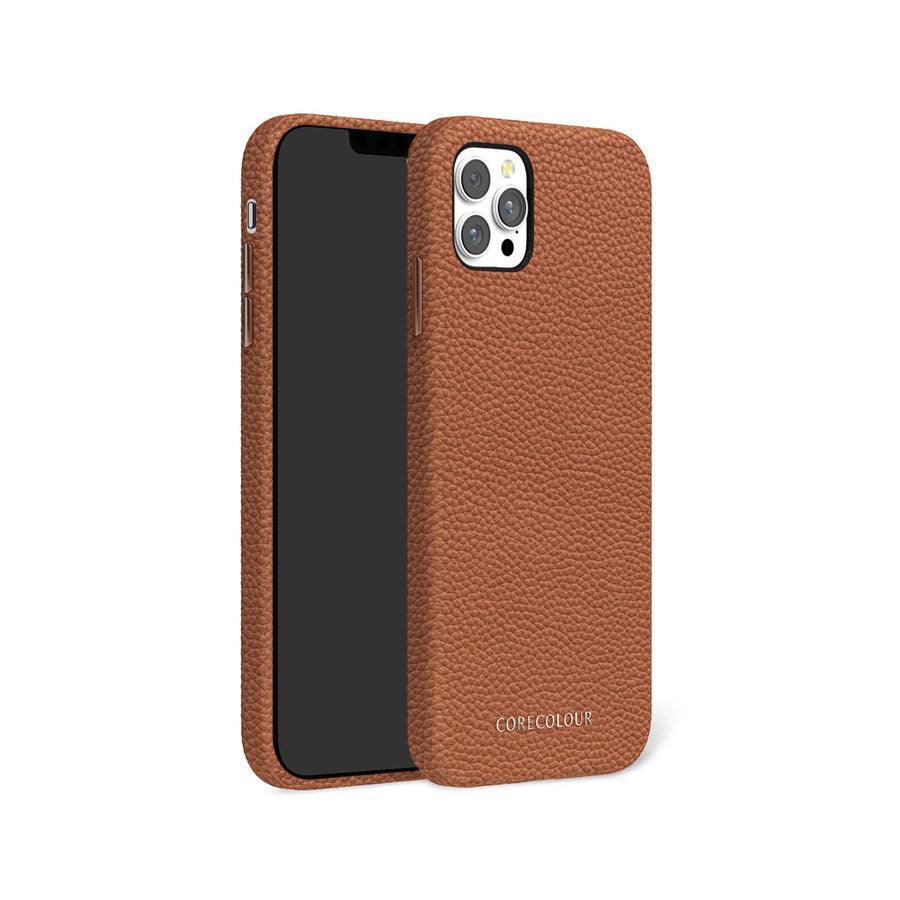 iPhone 11 Pro Max Brown Genuine Leather Phone Case - CORECOLOUR AU