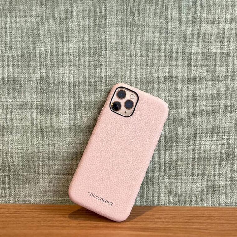 iPhone 11 Pro Pink Genuine Leather Phone Case - CORECOLOUR AU