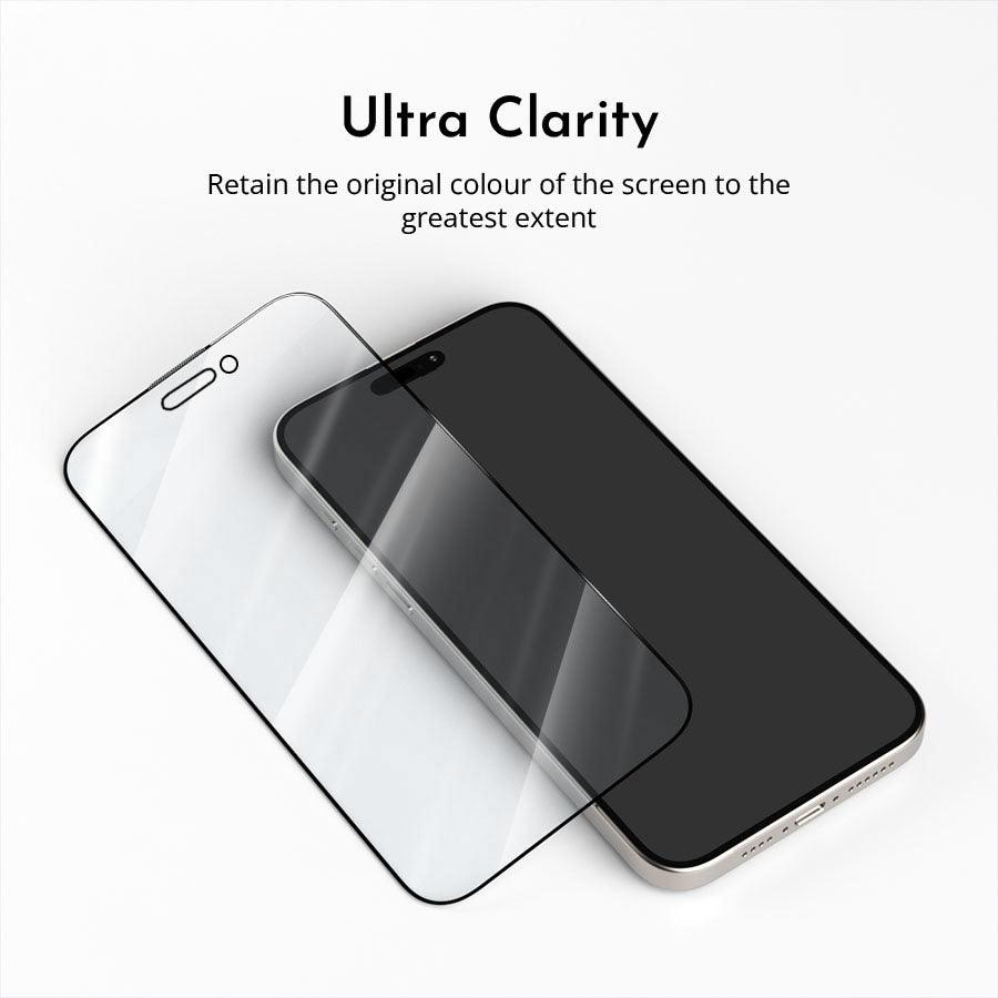 iPhone 12-14 Series Anti Blue Light Tempered Glass Screen Protector with Phone Stand Installation Tool - CORECOLOUR AU