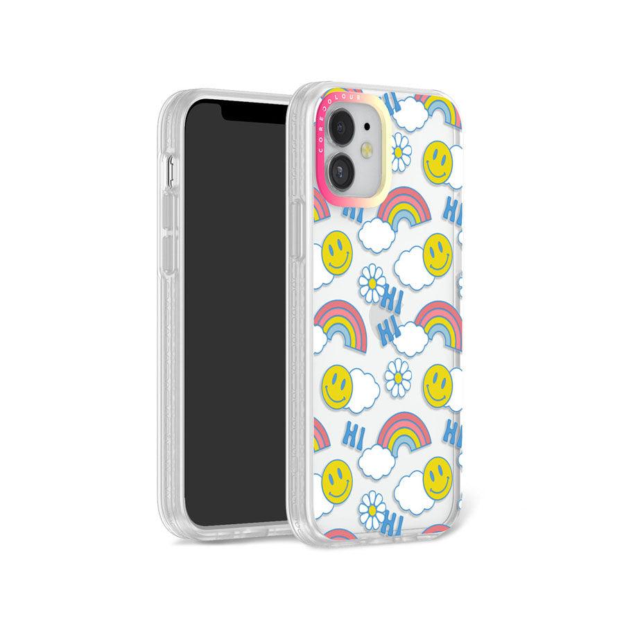 iPhone 12 Hi There Rainbow Phone Case Magsafe Compatible - CORECOLOUR AU