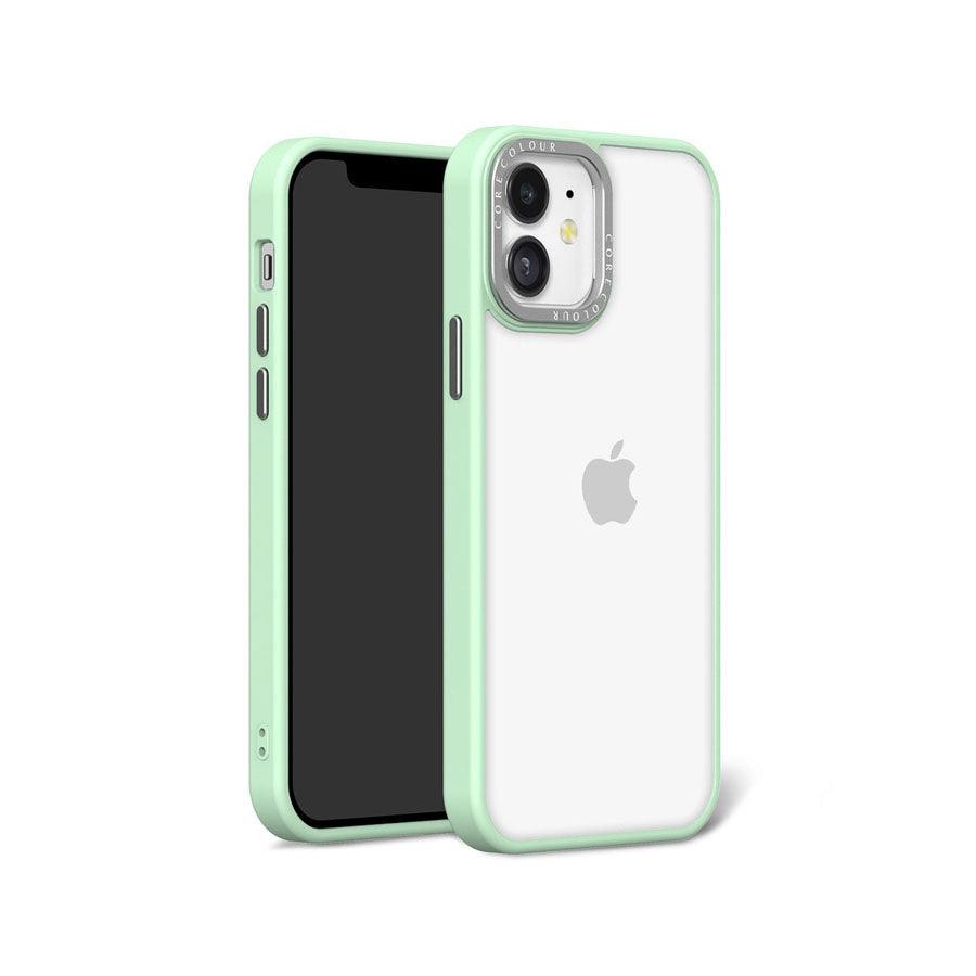 iPhone 12 Hint of Mint Clear Phone Case - CORECOLOUR AU