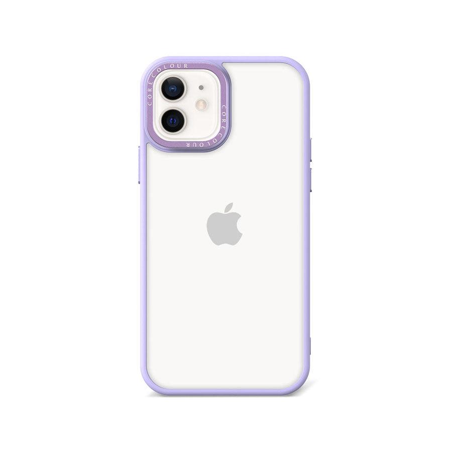 iPhone 12 Lavender Hush Clear Phone Case - CORECOLOUR AU