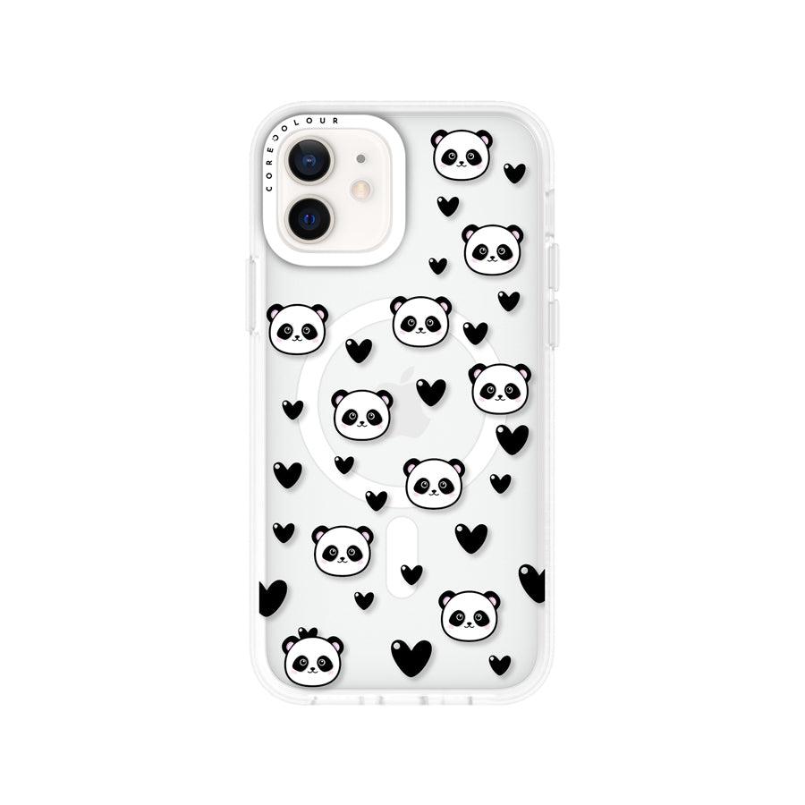 iPhone 12 Panda Heart Phone Case MagSafe Compatible - CORECOLOUR AU