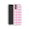 iPhone 12 Pink Houndstooth Phone Case - CORECOLOUR AU