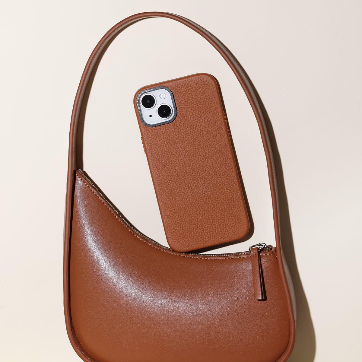 iPhone 12 Pro Brown Genuine Leather Phone Case - CORECOLOUR AU