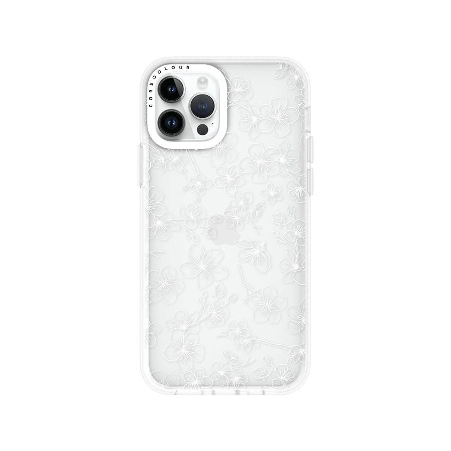 iPhone 12 Pro Cherry Blossom White Phone Case - CORECOLOUR AU