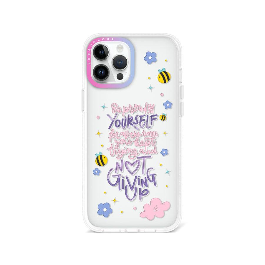 iPhone 12 Pro Max Be Proud of Yourself Phone Case - CORECOLOUR AU