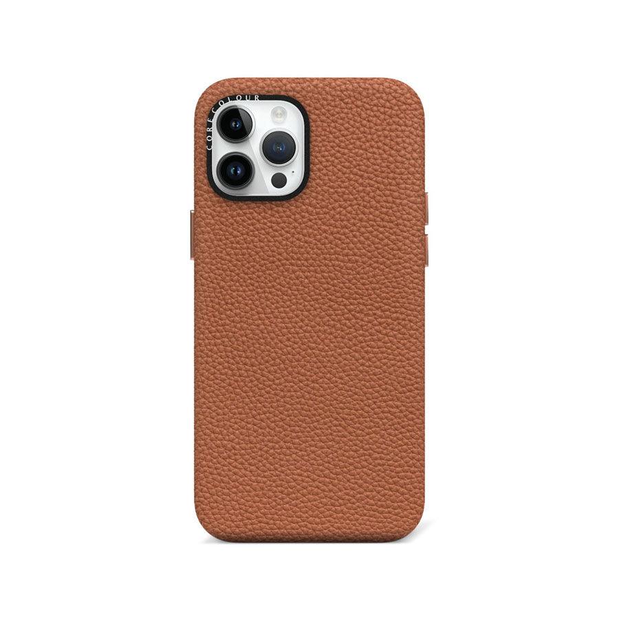 iPhone 12 Pro Max Brown Genuine Leather Phone Case - CORECOLOUR AU