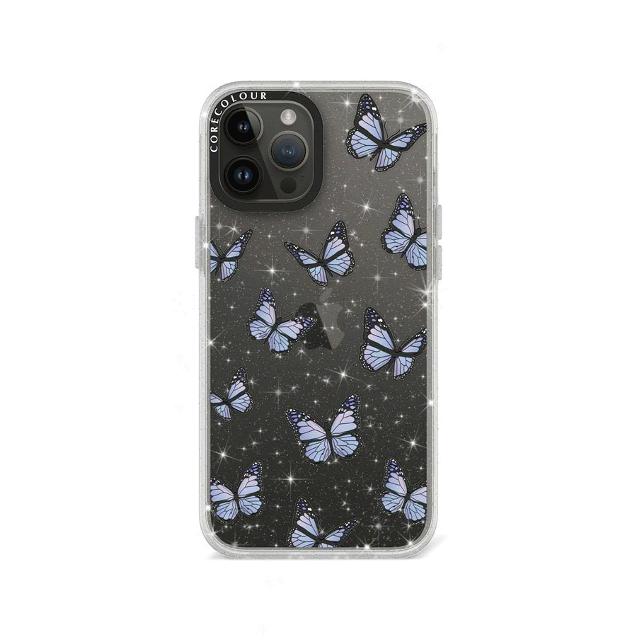 iPhone 12 Pro Max Butterfly Kiss Glitter Phone Case - CORECOLOUR AU