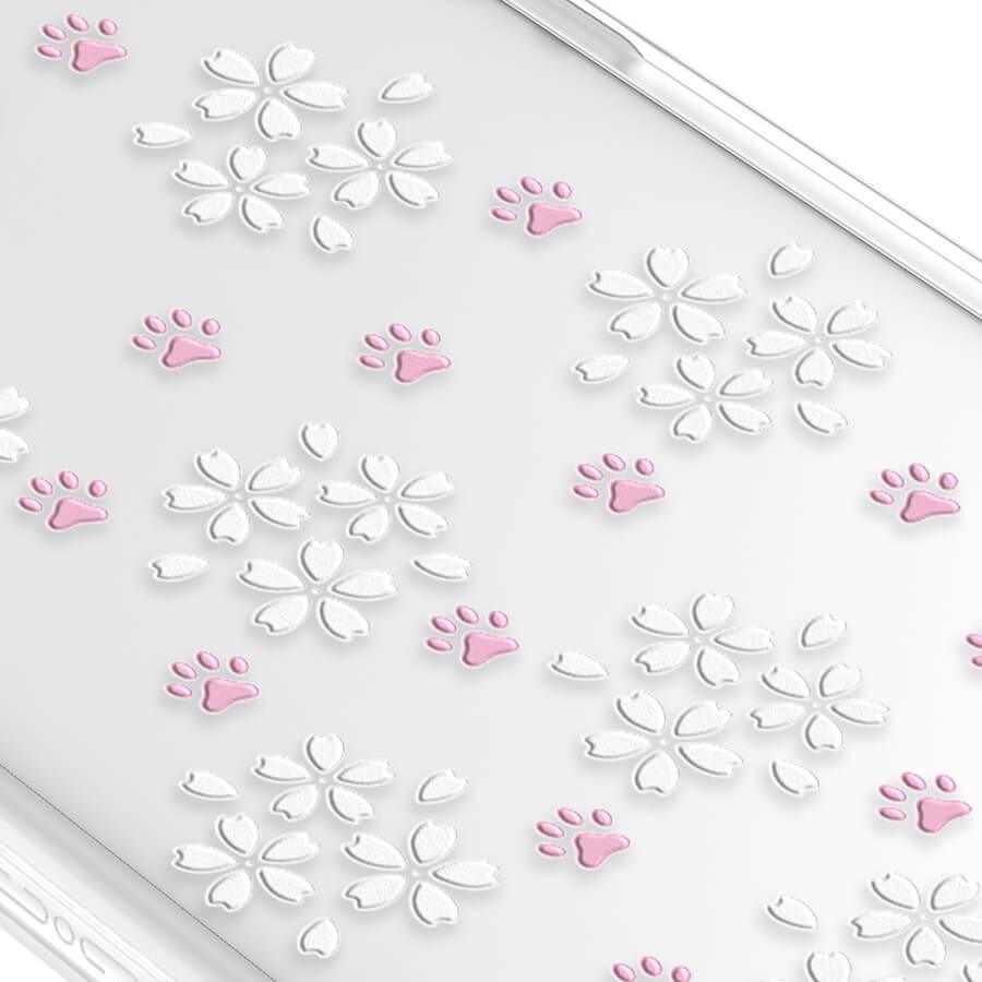 iPhone 12 Pro Max Cherry Blossom Paw Phone Case - CORECOLOUR AU