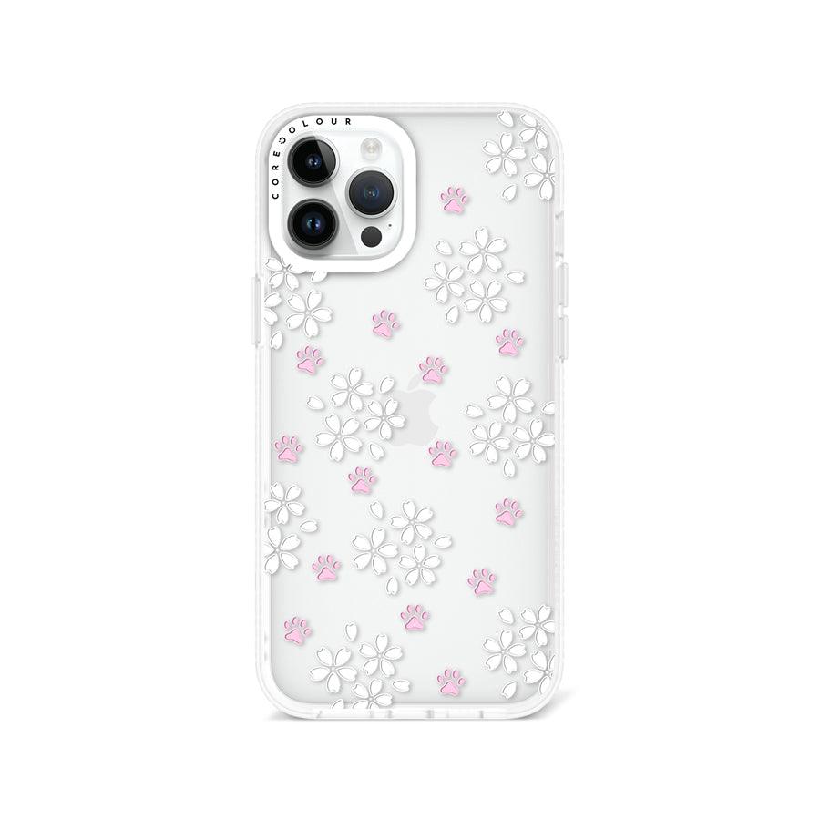iPhone 12 Pro Max Cherry Blossom Paw Phone Case - CORECOLOUR AU
