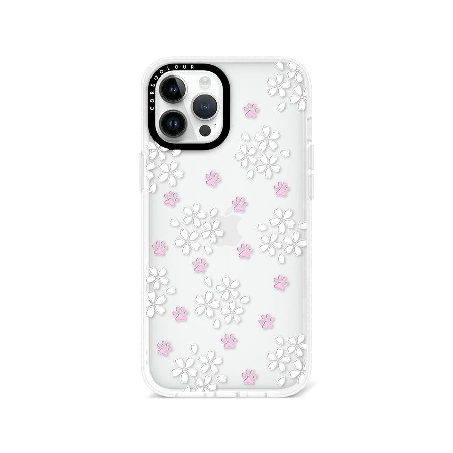 iPhone 12 Pro Max Cherry Blossom Paw Phone Case - CORECOLOUR AU