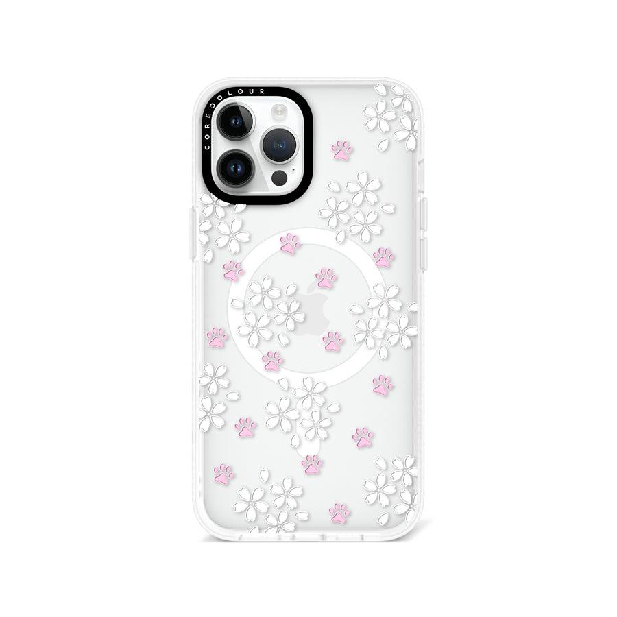iPhone 12 Pro Max Cherry Blossom Paw Phone Case MagSafe Compatible - CORECOLOUR AU