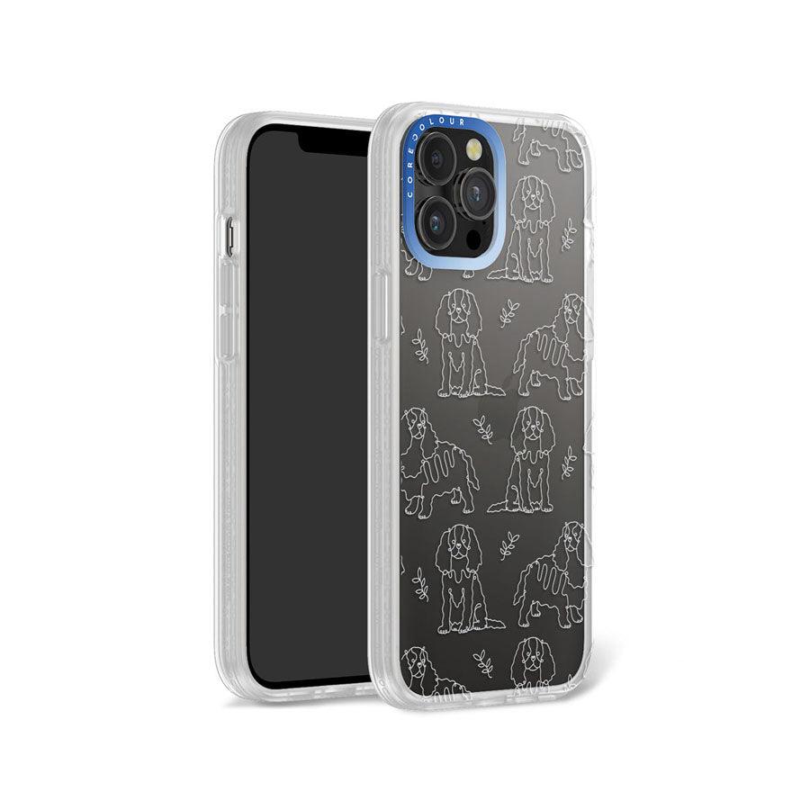 iPhone 12 Pro Max Cocker Spaniel Minimal Line Phone Case - CORECOLOUR AU