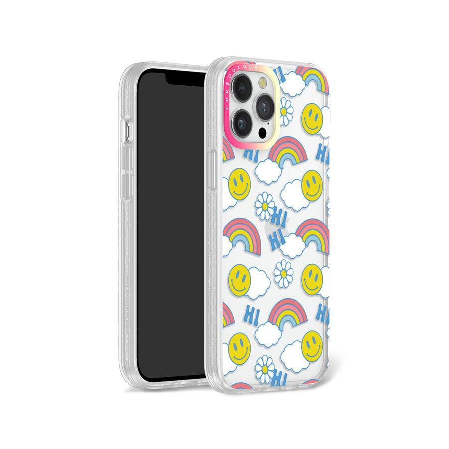 iPhone 12 Pro Max Hi There! Rainbow Phone Case Magsafe Compatible - CORECOLOUR AU