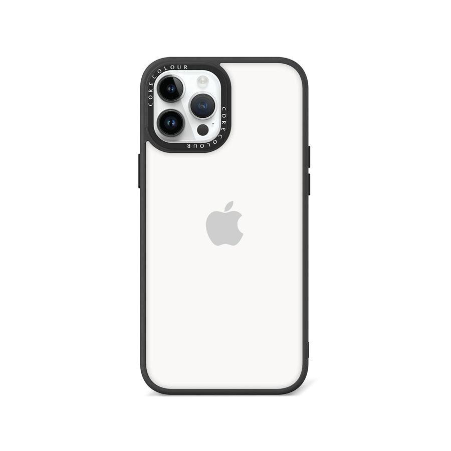 iPhone 12 Pro Max Jet Black Clear Phone Case - CORECOLOUR AU
