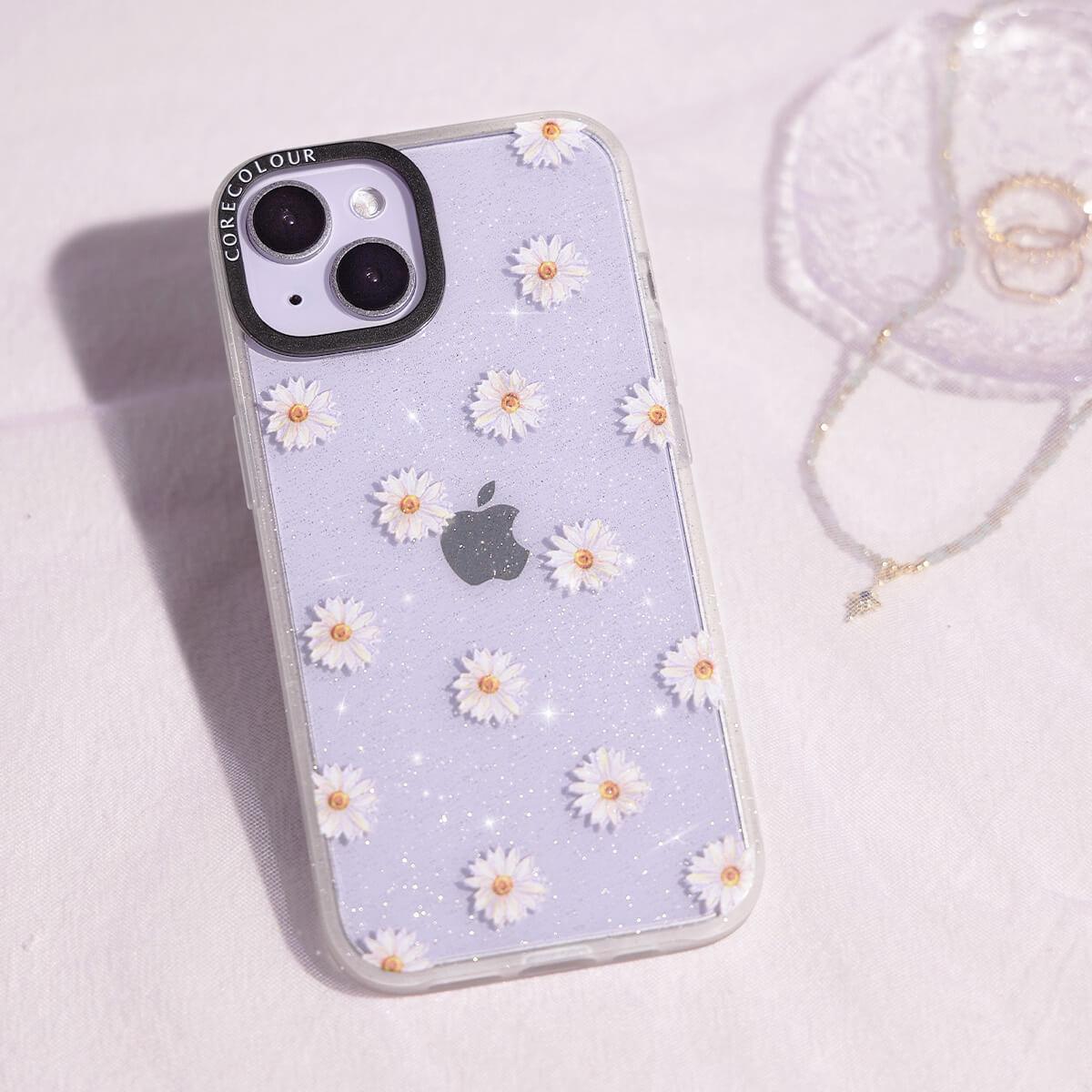 iPhone 12 Pro Max Oopsy Daisy Glitter Phone Case MagSafe Compatible - CORECOLOUR AU