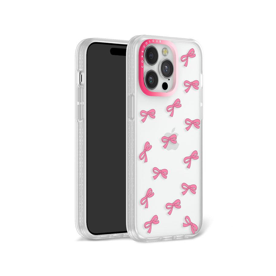 iPhone 12 Pro Max Pink Ribbon Mini Phone Case MagSafe Compatible - CORECOLOUR AU