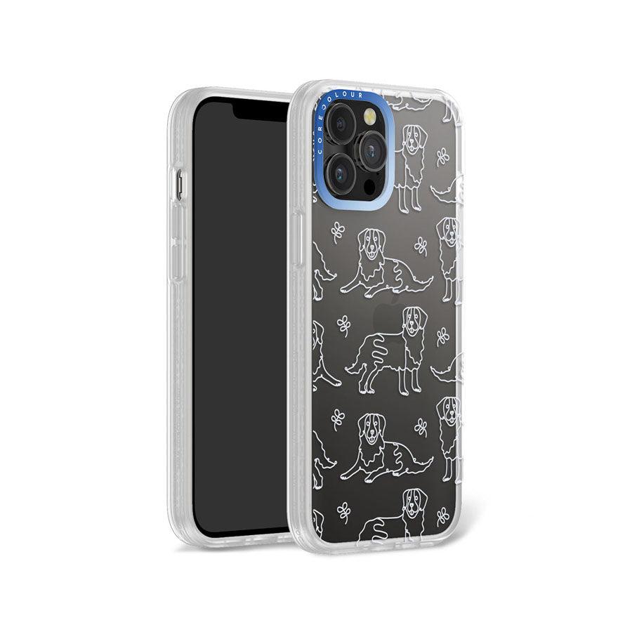 iPhone 12 Pro Max Pug Minimal Line Phone Case - CORECOLOUR AU