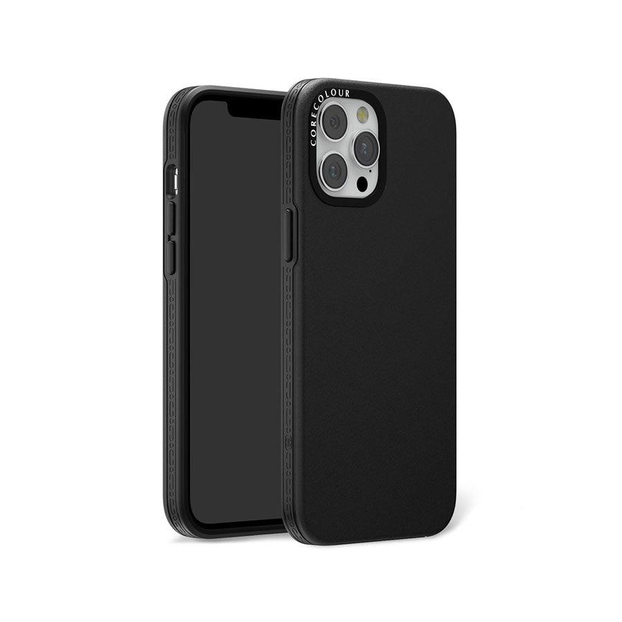 iPhone 12 Pro Max Solid Black Phone Case - CORECOLOUR AU