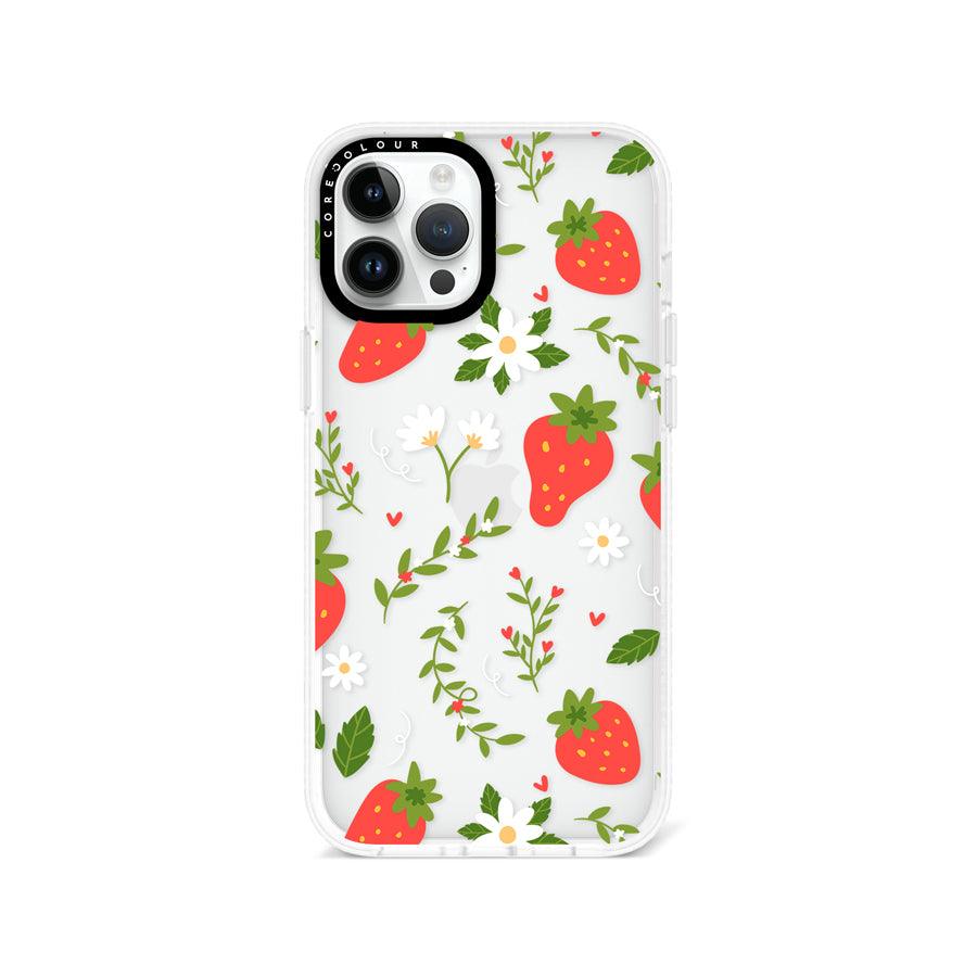 iPhone 12 Pro Max Strawberry Flower Phone Case - CORECOLOUR AU