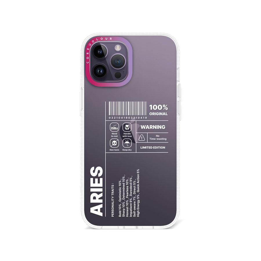 iPhone 12 Pro Max Warning Aries Phone Case - CORECOLOUR AU