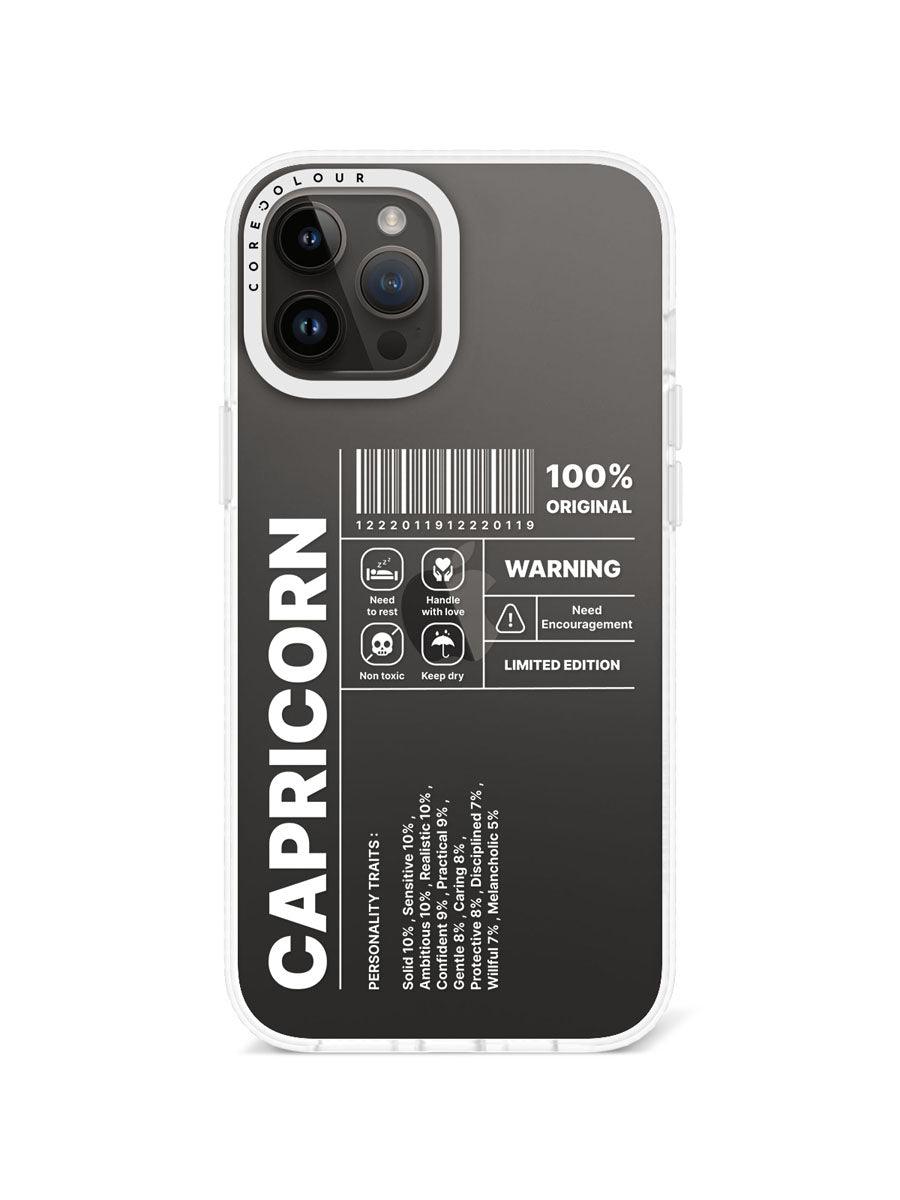 iPhone 12 Pro Max Warning Capricorn Phone Case - CORECOLOUR AU