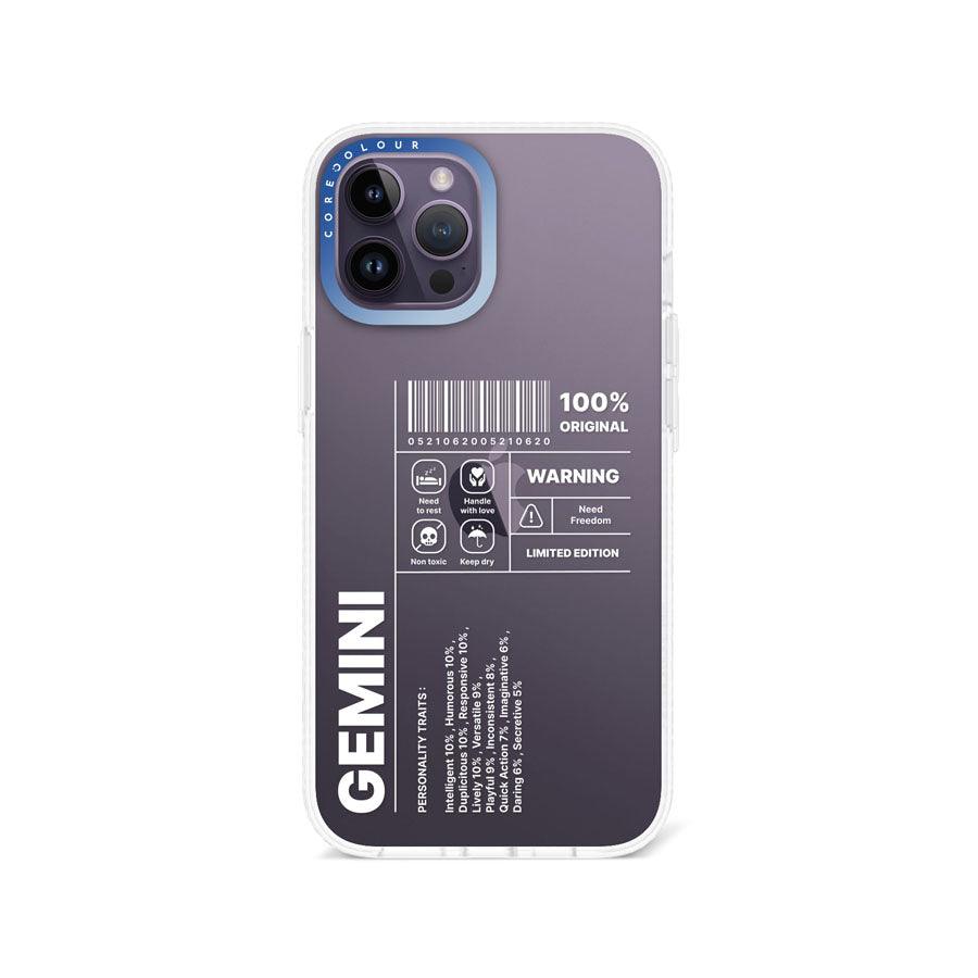 iPhone 12 Pro Max Warning Gemini Phone Case - CORECOLOUR AU