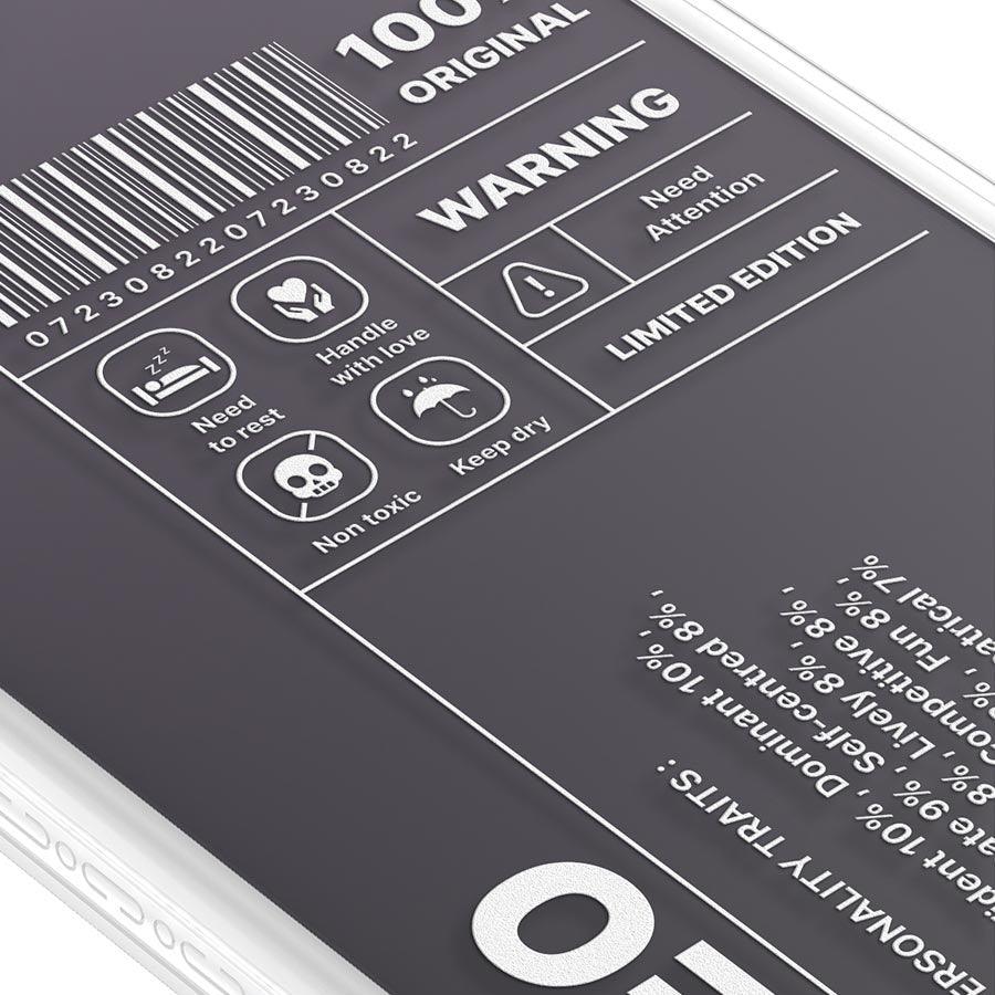iPhone 12 Pro Max Warning Leo Phone Case - CORECOLOUR AU
