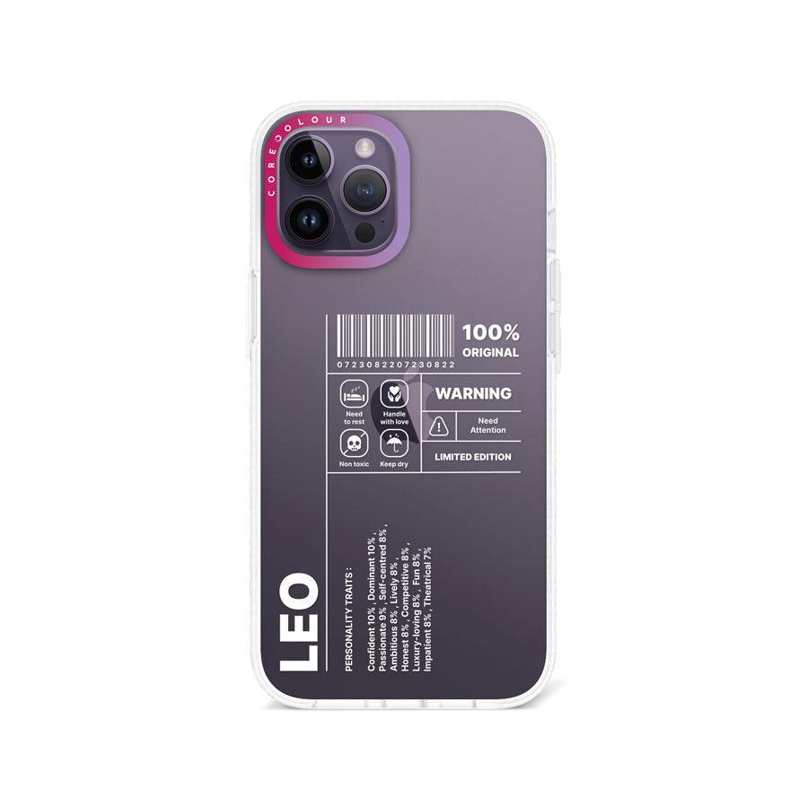 iPhone 12 Pro Max Warning Leo Phone Case - CORECOLOUR AU