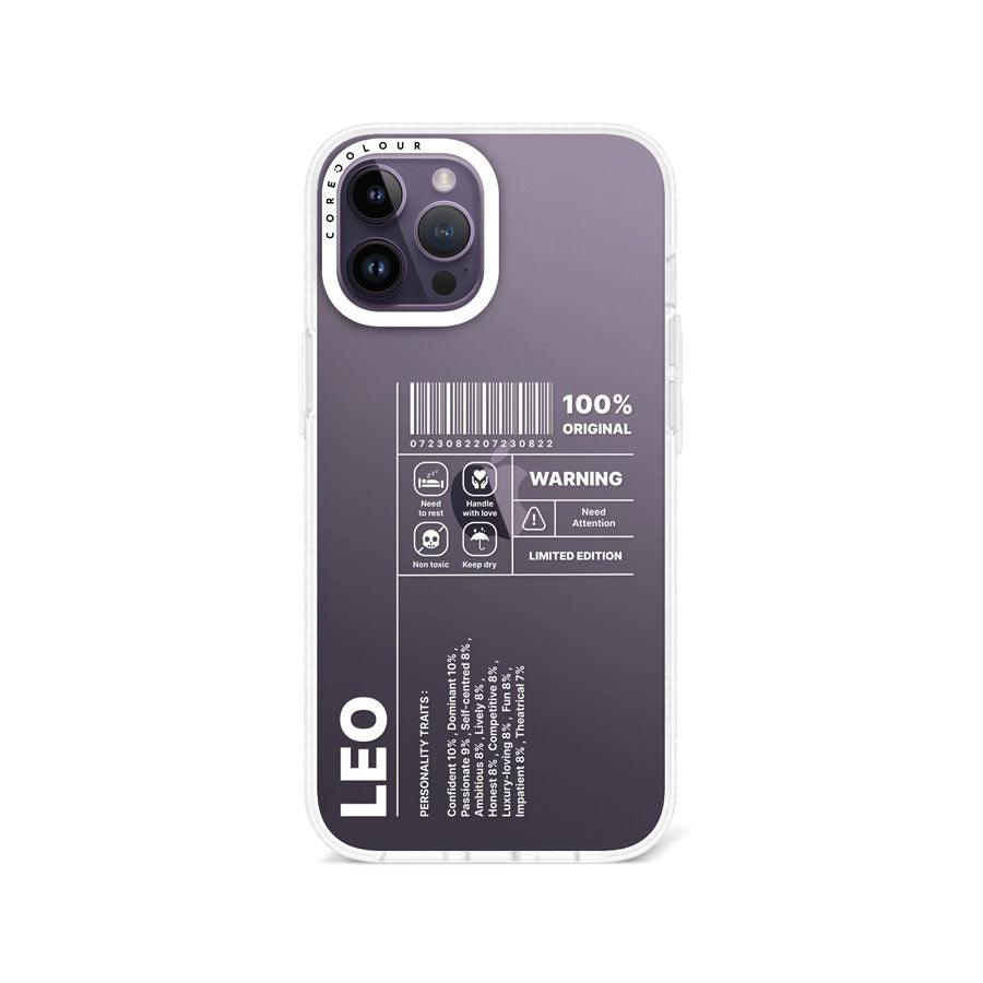 iPhone 12 Pro Max Warning Leo Phone Case - CORECOLOUR AU