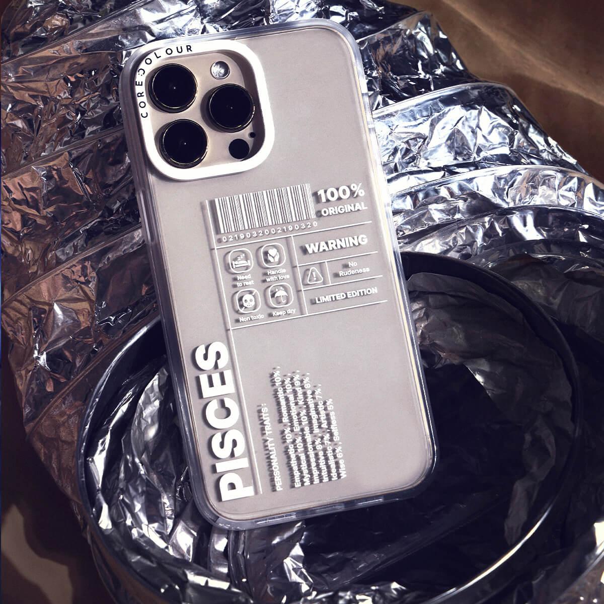 iPhone 12 Pro Max Warning Pisces Phone Case - CORECOLOUR AU