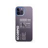 iPhone 12 Pro Max Warning Scorpio Phone Case - CORECOLOUR AU